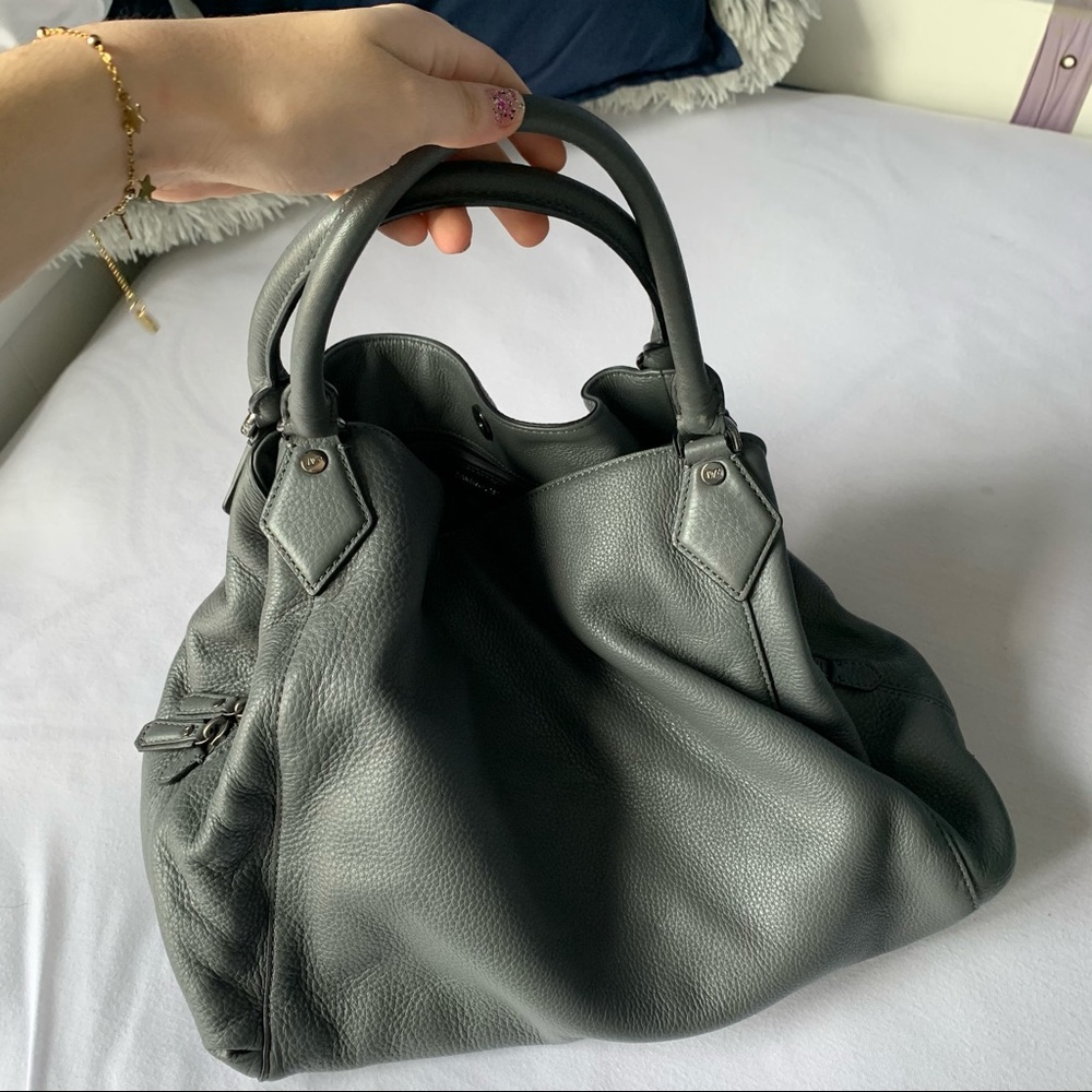 Gray Diane Von Furstenberg satchel